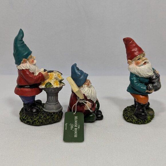 Bloom Room Littles Gnomes Lot of 3 Gnomes JoAnn Fabrics Midwest Designs 2016 - Picture 4 of 7